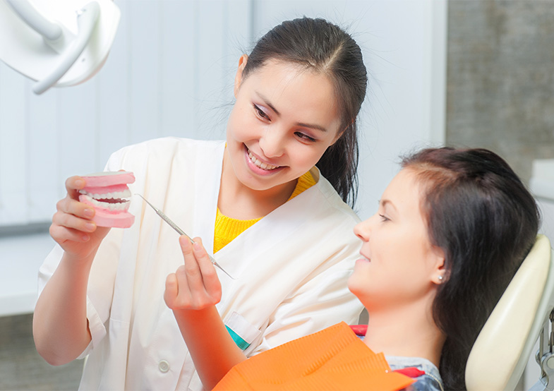 Soft liners being installed